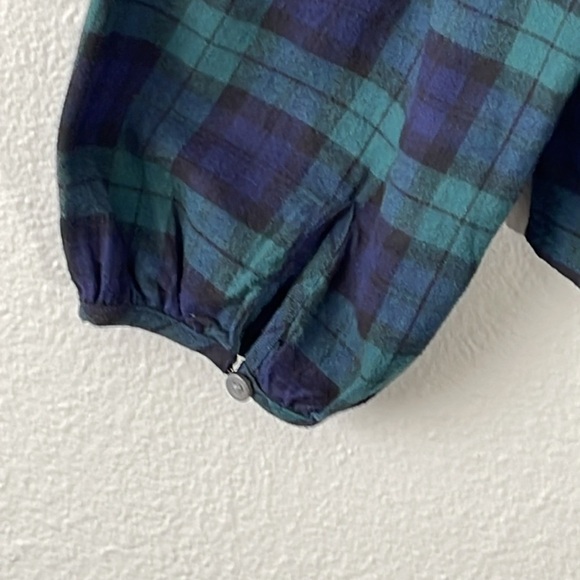 J.CREW Women's Blackwatch Plaid Flannel Top Size M - Picture 8 of 8